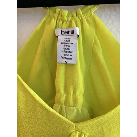 BAR III- WOMENS SPAGUETTI STRAPS RACEBACK V-NECK MIDI DRESS SIZE SMALL -NWT - Picture 6 of 9